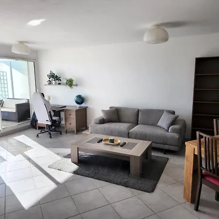 Bel Avec Terrasse Et Clim 아파트 몽펠리에